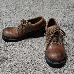 Women's Brown Leather Shoes